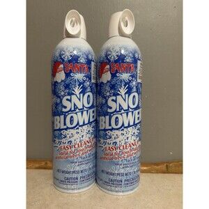 (2) Santa Snow Aerosol Spray Artificial Frost Window Decorations Christmas Tree